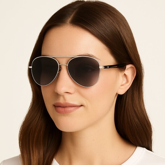 Kate Spade “Hello Sunshine” Aviator Sunglasses - Picture 1 of 13